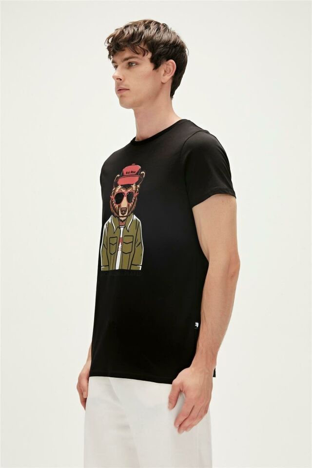 BAD BEAR ERKEK GOOD GAME  T-SHIRT 23.01.07.009