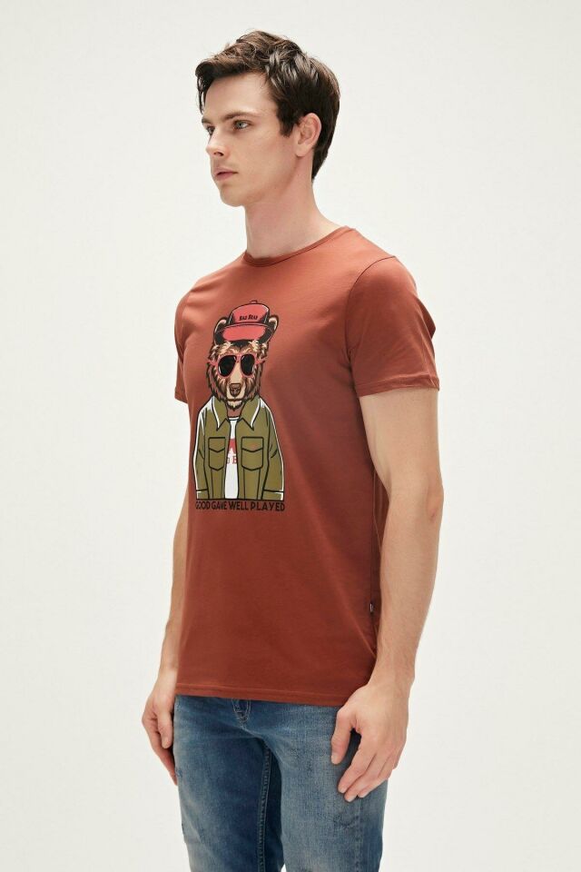 BAD BEAR ERKEK GOOD GAME  T-SHIRT 23.01.07.009