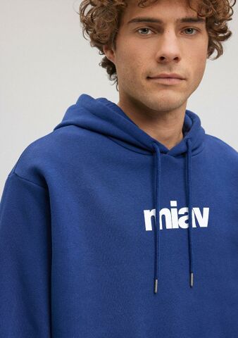 MAVİ ERKEK MİAV KAPÜŞONLU SWEATSHIRT Koyu Saks Mavi 0S10001-70722