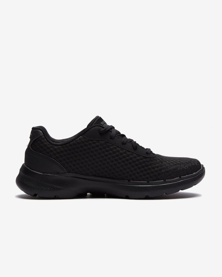 SKECHERS KADIN SİYAH GO WALK 6 - İCONİC VİSİON SPOR AYAKKABI 124514 BBK