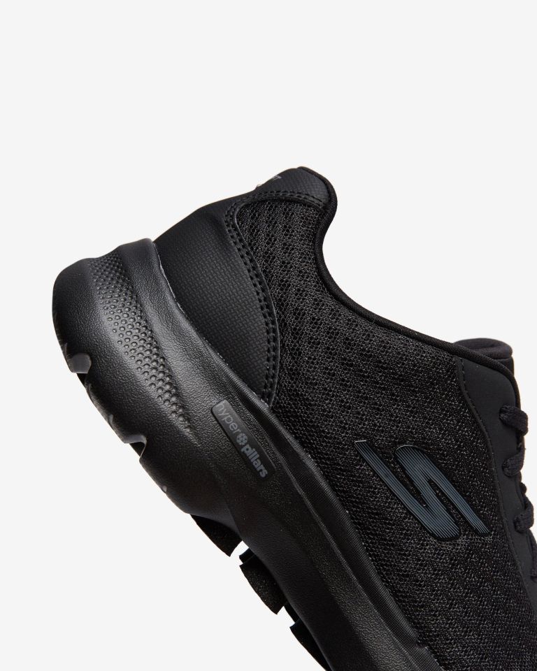 SKECHERS KADIN SİYAH GO WALK 6 - İCONİC VİSİON SPOR AYAKKABI 124514 BBK