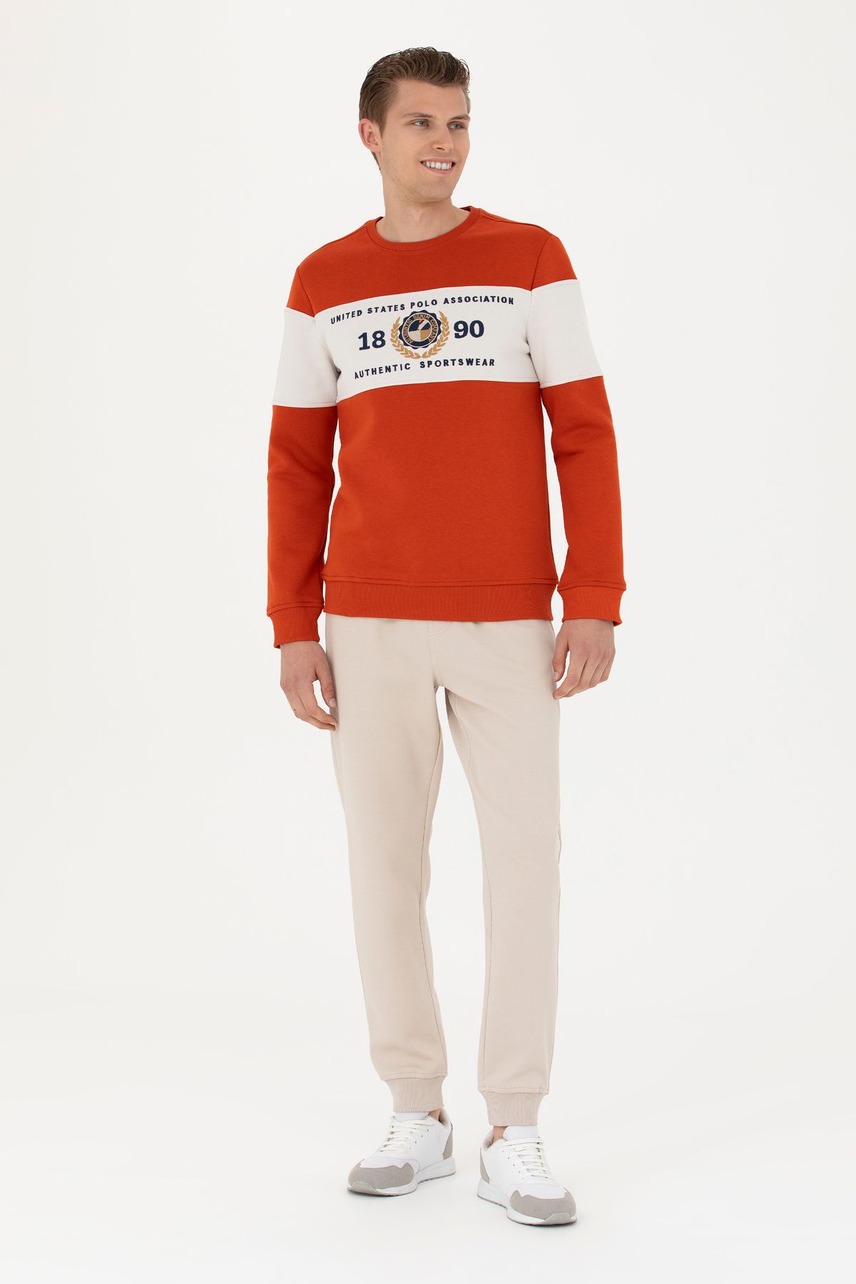 U.S. POLO ASSN. ERKEK SWEATSHİRT G081SZ082-000-1668031