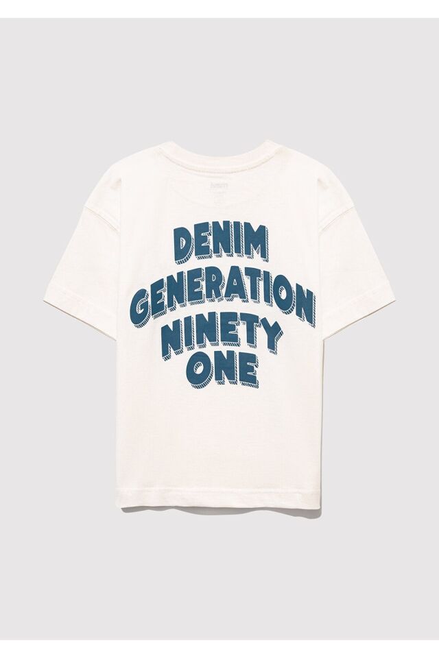 MAVİ ÇOCUK MAVİ DENIM GENERATION BASKILI TİŞÖRT Kır 6610339-70057