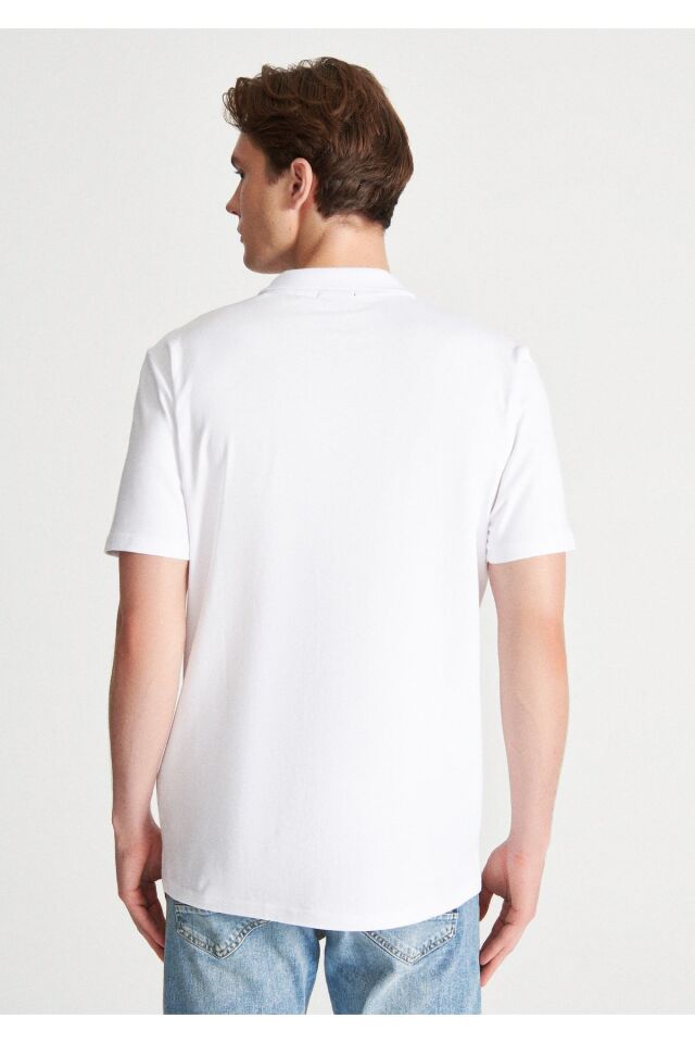 MAVİ ERKEK POLO TİŞÖRT Beyaz 0610297-620