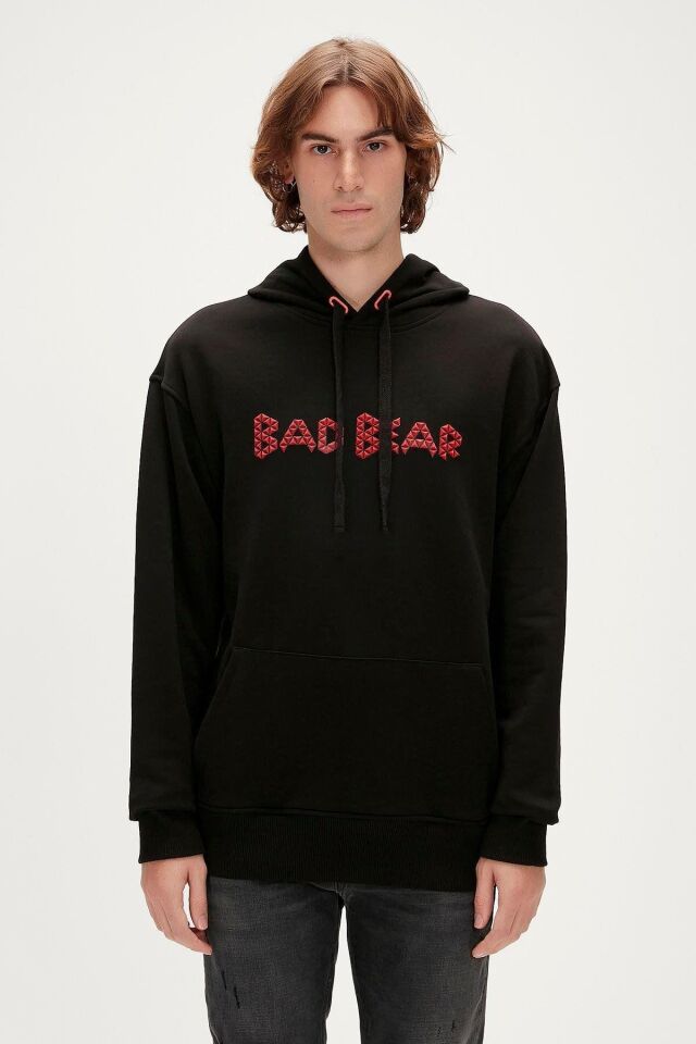 BAD BEAR ERKEK 3D BAD HOODIE 23.02.12.001