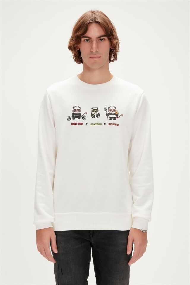 BAD BEAR ERKEK PLAY HARD CREWNECK 23.02.12.018