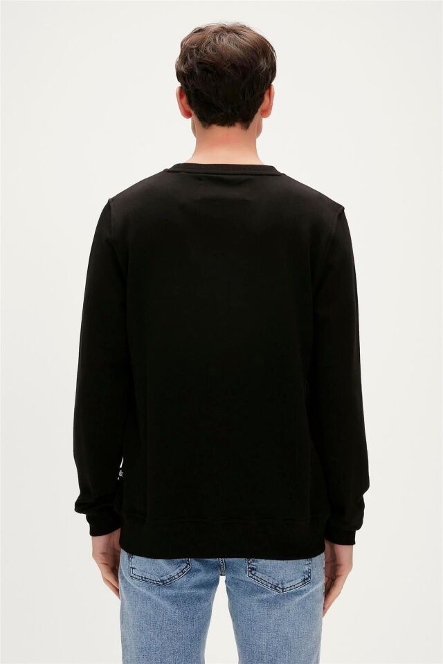 BAD BEAR ERKEK PLAY HARD CREWNECK 23.02.12.018 SİYAH - M