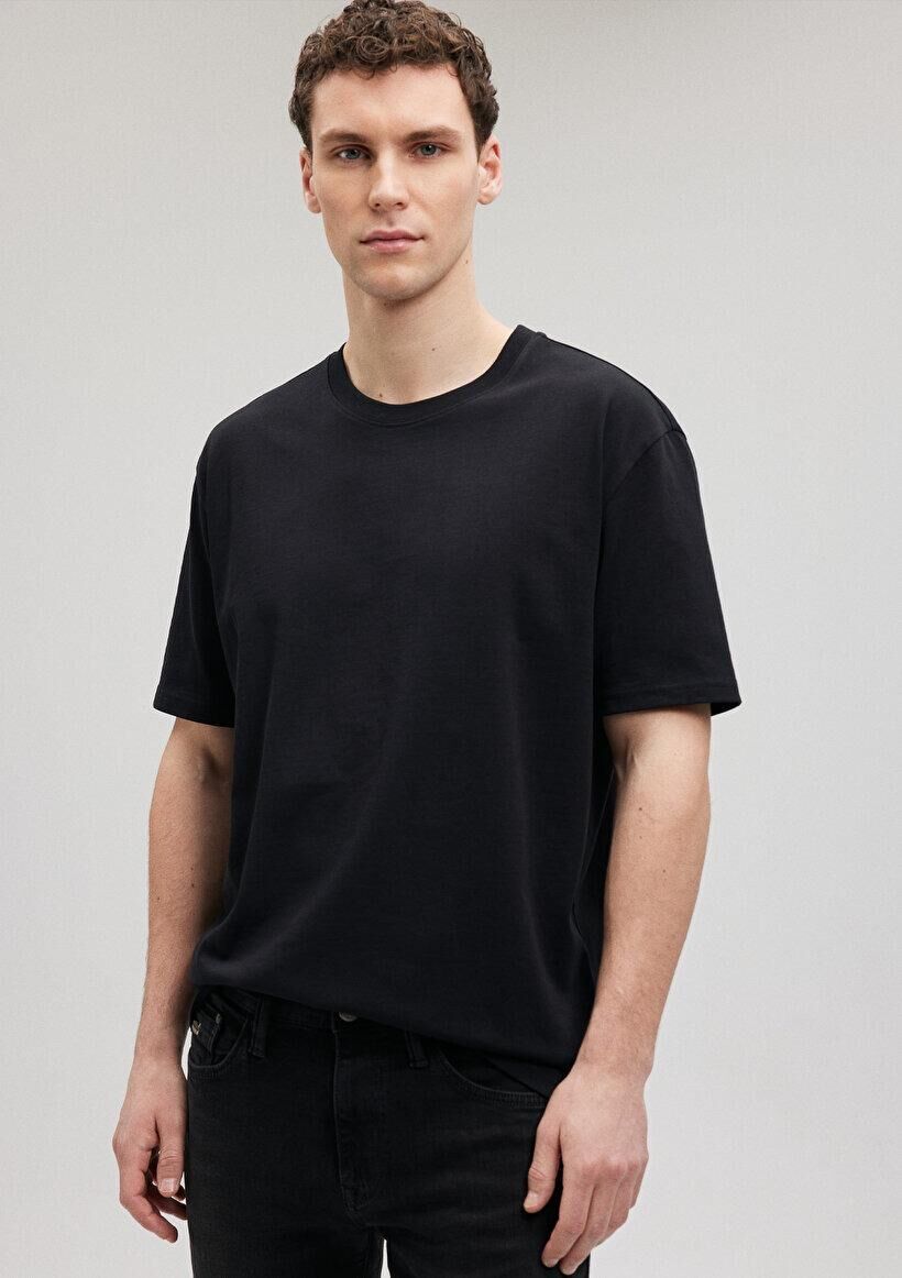 MAVİ ERKEK BİSİKLET YAKA TİŞÖRT Siyah 0611596-900