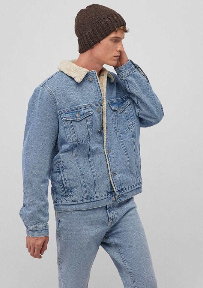 MAVİ ERKEK ZANDER Sky Blue Sherpa Denim 0111214-88554